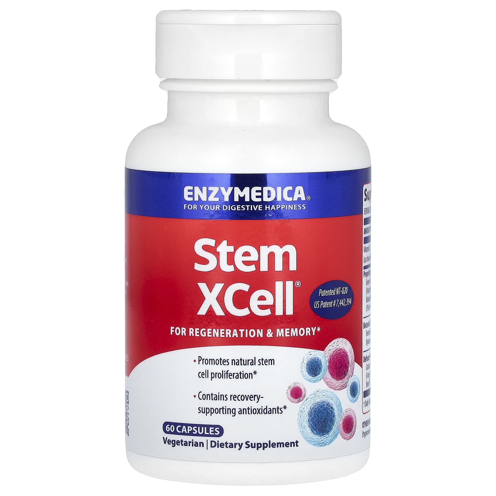 <b>엔자이메디카</b> <b>엔자이메디카</b> Stem XCell <b>비타민D</b> VITAMIN <b>비타민D</b>3 캡슐 60정