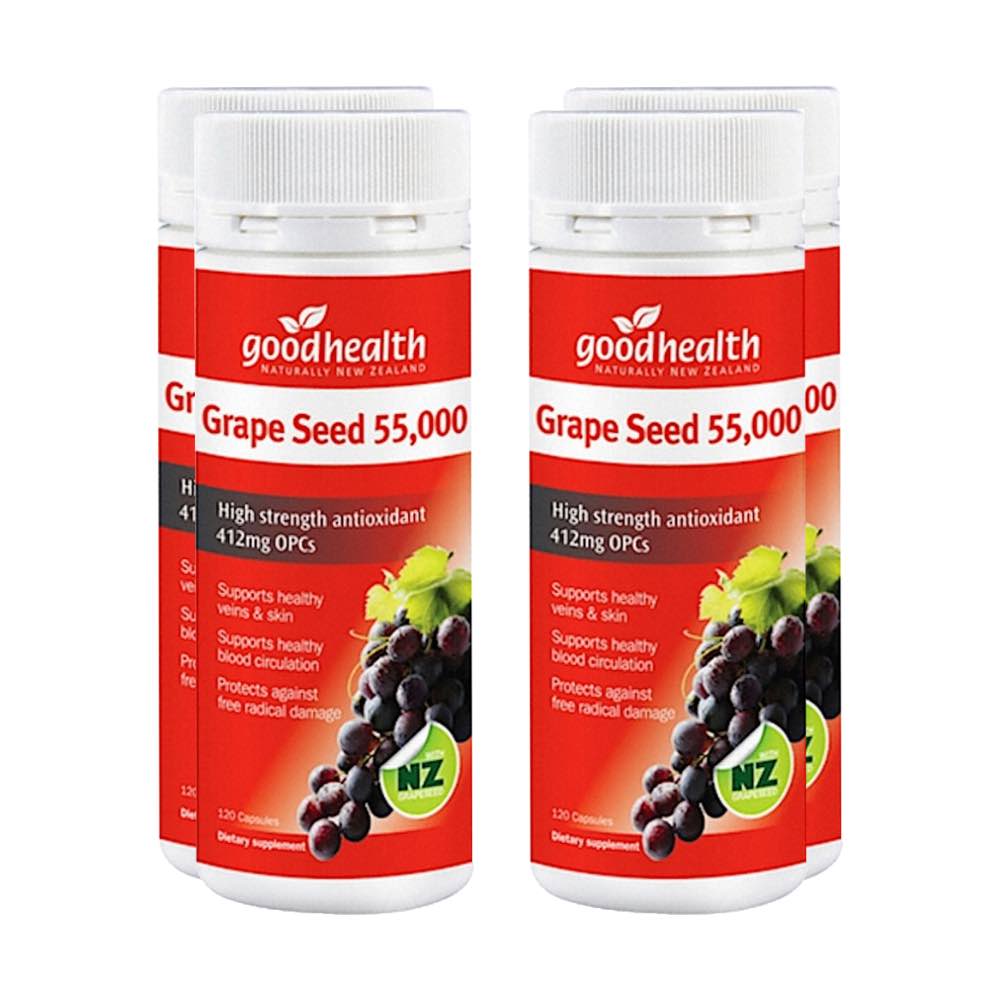 굿헬스 포도씨추출 Grape seed 55000 120캡슐 4개