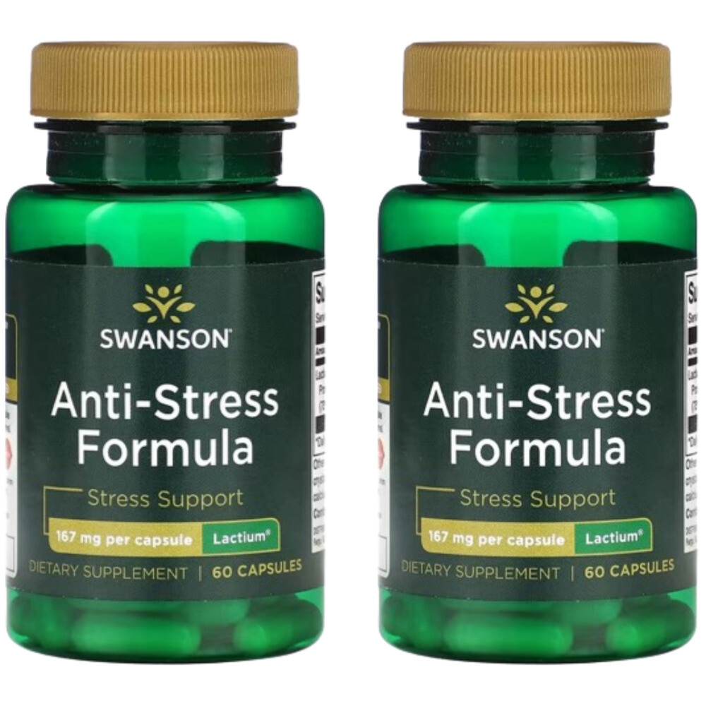 스완슨 <b>안티 스트레스 포뮬러</b> Anti-Stress Formula 167mg 60정 2개