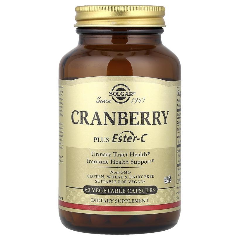 Solgar 솔가 크랜플로라 프로바이오틱스 에스터-C 60 식물성 캡슐