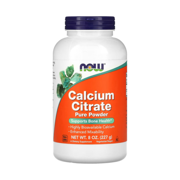 나우푸드 <b>칼슘 시트레이트 퓨어 파우더</b> Calcium Citrate 8 oz (227 g)