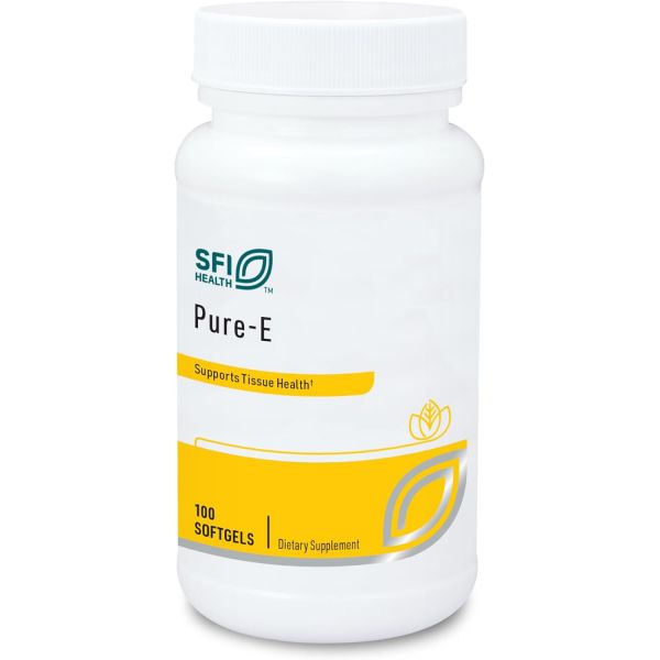 클라이어 랩 <b>퓨어</b>-E - 천연 <b>D-알파</b> 및 혼합 <b>토코페롤</b> 함량이 높은 감마 <b>토코페롤</b>(소프트젤 100개)