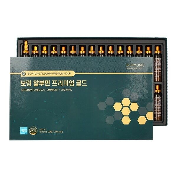보령제약 알부민 프리미엄 골드 20ml x 30병 (Araium)