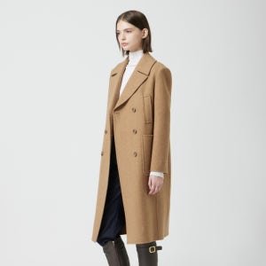 씨씨콜렉트 [롯데백화점]카멜 블렌드 더블 핸드메이드 코트 C254M SG565