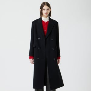 CC콜렉트 [롯데백화점]테일러드 더블 브레스티드 롱 코트 C254M SG566