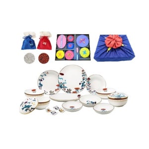 한국도자기 [롯데백화점]초충도 반상기16p (예단무료포장)