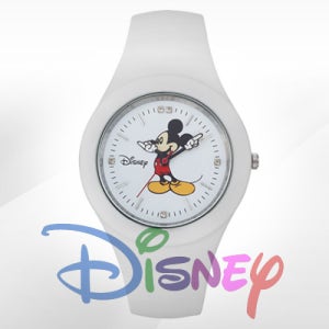 [롯데백화점][마션틴트(잡화)](디즈니)본사정품 미키 아동시계 여성시계 실리콘밴드 시계 OW133WH