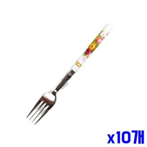 친절한탄씨 어린이 식기류 포크 커트러리 17cm x10개 디저트포크 스틸포크 주방식기 식기류 디저트포크