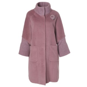 [롯데백화점][조순희]니트소매 코트(FLWC4680)