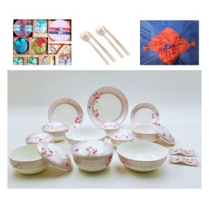 한국도자기 [롯데백화점]에비뉴엘 칠첩반상기 예단포장