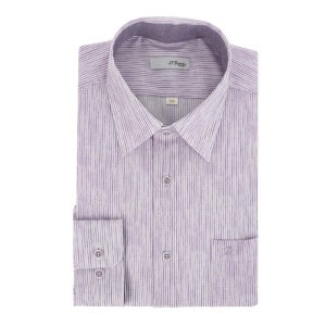 에스티듀퐁 [롯데백화점](셔츠)]퍼플 시어서커 스트라이프 일반핏 긴소매 셔츠 SE5SM11LS117SPU