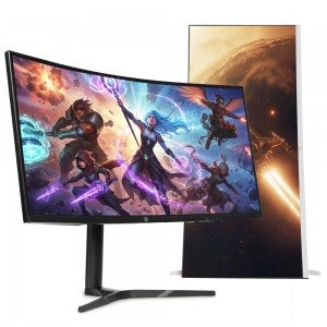 래안텍 PANTHEON CQA34C80SM 블랙 FastVA 180 UWQHD PD65 멀티스탠드 무결점