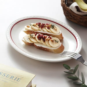 [시라쿠스] 쉐난고 카디날 타원접시 25cm 1p