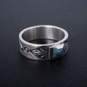 [조실버] 조실버 네이티브 아메리칸 반지(터키석) Type.2 Native american Ring (Turquoise) Type.2