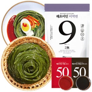 해초미인 미역면 18입 + 비빔소스 10입 + 메밀소스 8입