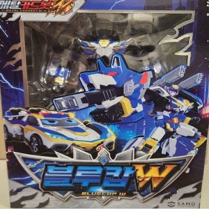 미니특공대 메탈카드봇W 블루캅W