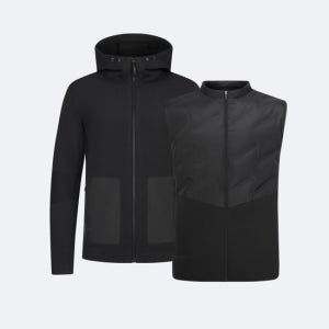 [K-SWISS]케이스위스 남성 카이프로 웜 2in1 재킷 BLACK (1KSJKSU002BK) BLACK 1KSJKSU002BK