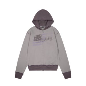 [아캄] Star-Spangled Zip-Up hoodie (Brown) AK26OT06BR