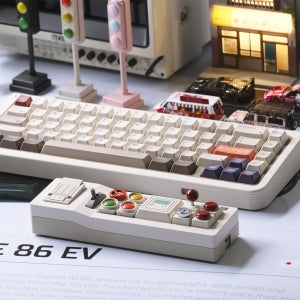 80Retros Autopad 기계식 키보드 유선 타입-C 핫 스왑 가스켓 데스크탑 허브 지원 VIA 커스텀 미니 오피스 게이밍 키보드