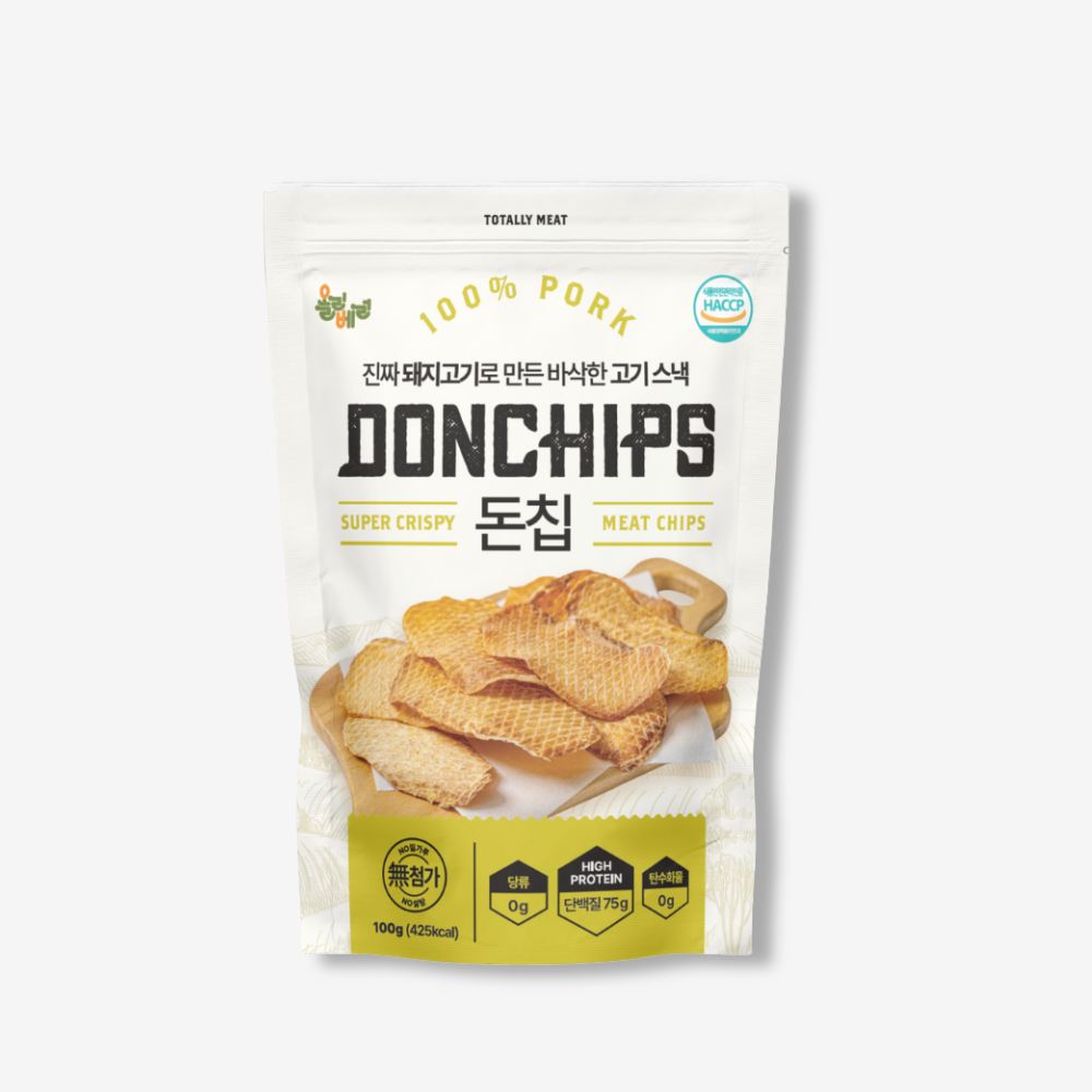 웰롱 돈칩 고단백 무첨가 돼지고기칩