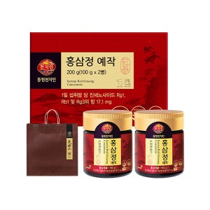 천지인 홍삼정 예작 (100g x 2) (쇼핑백증정)