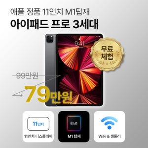 [A리퍼] 애플 아이패드 프로 3세대 128GB 11인치 스페이스 그레이 M1 A급 P86718