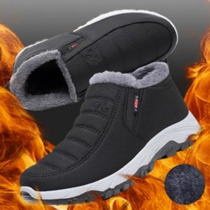 [하프클럽] 남녀공용 릴렉스 패딩 방한화 3color 기모안감 미끄럼방지 털슬립온 스노우부츠 커플신발