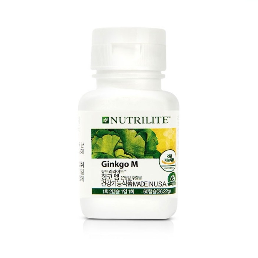 암웨이 <b>징코엠</b> 징코M 뇌건강  1개  26g