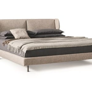 [해외] Bonaldo RIVER - Fabric double bed (Request Info) 8487841464665