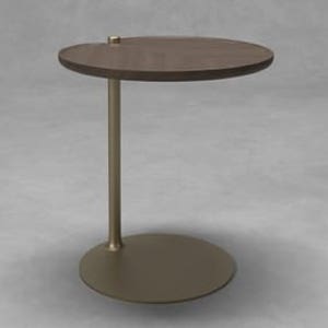 [해외] Per/Use LEAF-1 - Round walnut coffee table (Request Info) 8500837613913