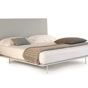 [해외] Bonaldo THIN - Wooden double bed with removable cover (Request Info) 8487847756121