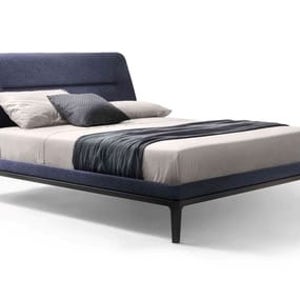 [해외] Lema VICTORIANO - Fabric double bed with upholstered headboard (Request Info) 8488569405785