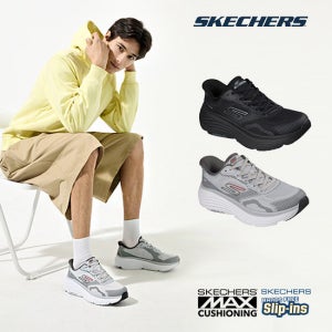 스케쳐스 26SS 최신상 남성용 맥스쿠셔닝 슬립인스 워킹화 TV상품