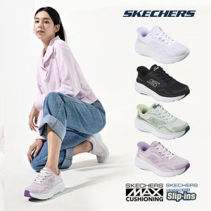 스케쳐스 26SS 최신상 여성용 맥스쿠셔닝 슬립인스 워킹화 TV상품