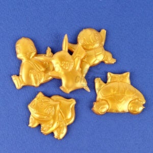 포켓몬스터 황금 펀 고무 딱지 유아 어린이 포켓몬스터 캐릭터 딱지 (랜덤)