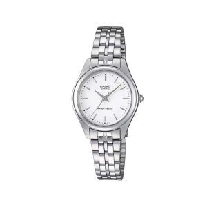 카시오 LTP-1129A-7A 빈티지 아날로그 여성 메탈 시계