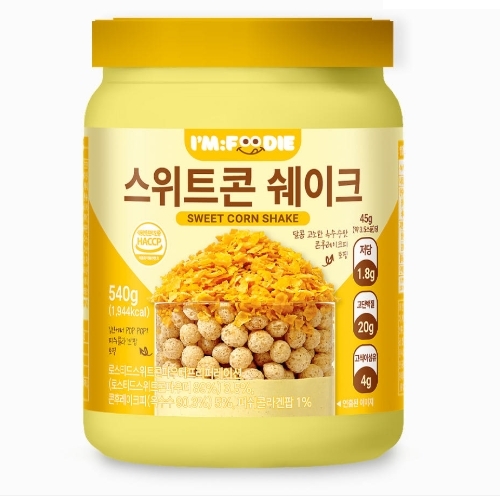소울네이처푸드 아임푸디 스위트콘맛 쉐이크, 540g, 1개