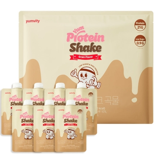 스포츠바이오텍 얌비티 얌프로틴 쉐이크 곡물맛 32g, 7포, 2개