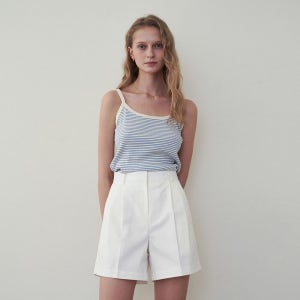 [로에일] 마린 스트라이프 슬리브리스 - 스카이 블루