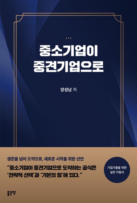 중소기업이 중견기업으로 / 양성남 저