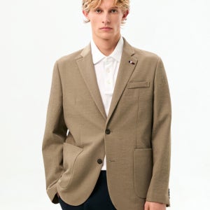 TOMMY HILFIGER MEN 텍스처드 싱글 블레이저 T12G0WJB790ML1GXR