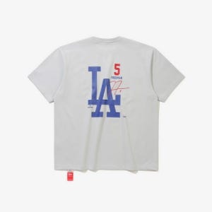 MLB LA 다저스 플레이어 시그니처 티셔츠 팀 그레이