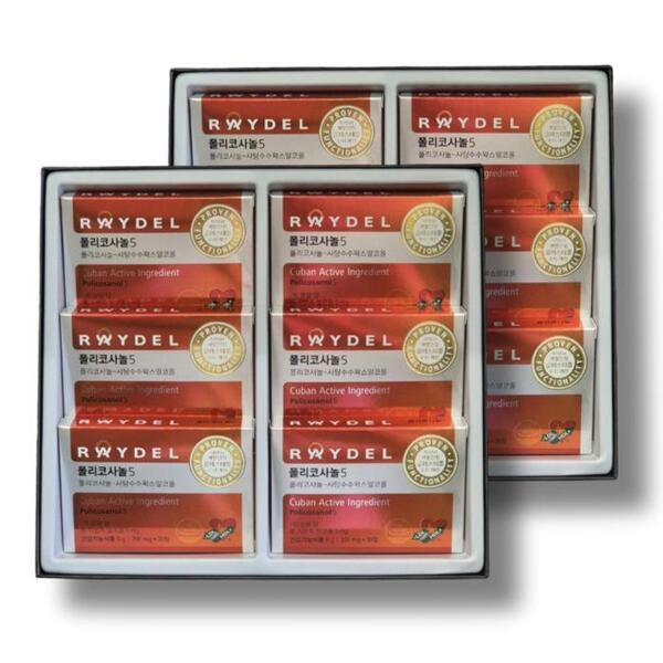 <b>레이델코리아</b> <b>레이델</b> 폴리코사놀5 200mg 30정 12박스 /wb (42521875)