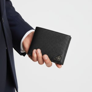 프라다 남성 사피아노 삼각로고 반지갑(블랙) 2MO513 QHH F0002