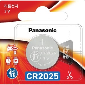 New 리튬 코인 건전지 CR2025 1입 파나소닉