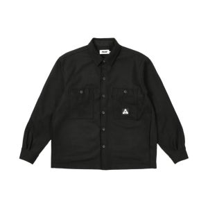 XL 팔라스 울 셔츠 자켓 블랙 - 24SS