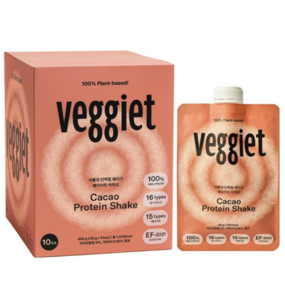 휴닉 베지어트 쉐이크 <b>카카오맛</b> 45g, 10포, 1개