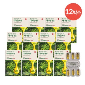 [초특가]캐나다산 황금오일 대마종자유 12박스 (총 12개월분) TV상품