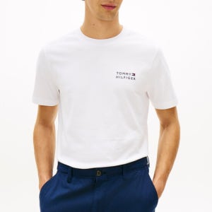 타미힐피거 맨 엠브로 스택 티셔츠 T12G1TPO830MT3YBR