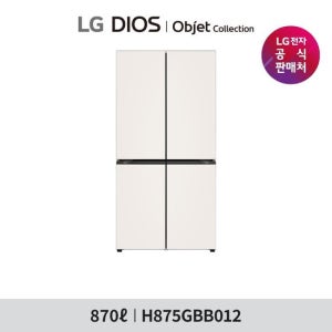 LG 디오스 오브제컬렉션 베이직 냉장고 870리터  H875GBB012 TV상품